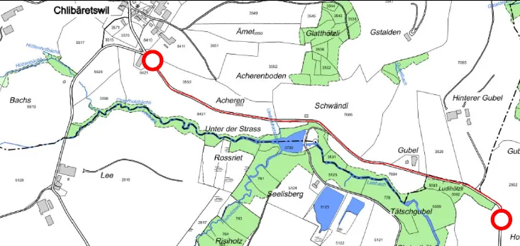 Man sieht eine Karte mit den Verkehrseinschränkungen.